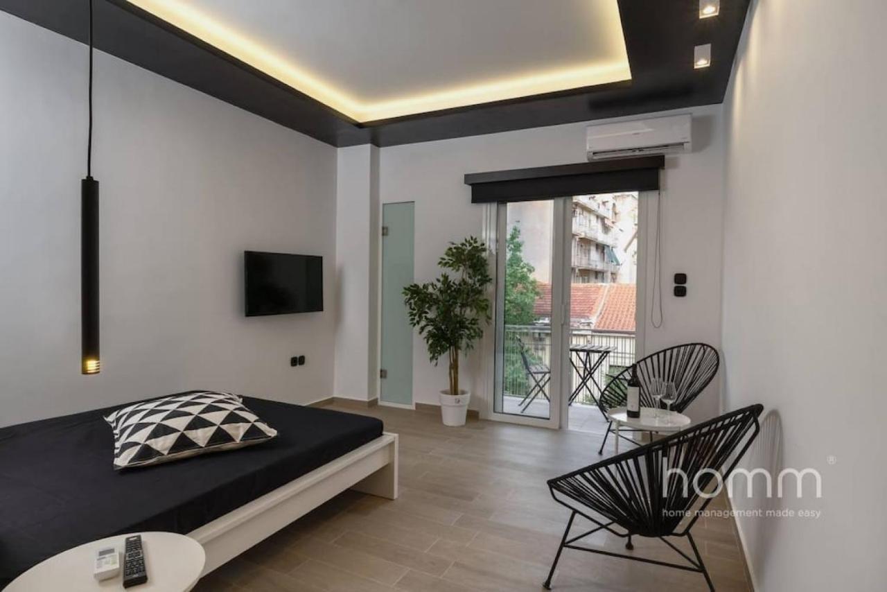 34Sqm Minimal Homm Apartment With Acropolis View Афины Экстерьер фото