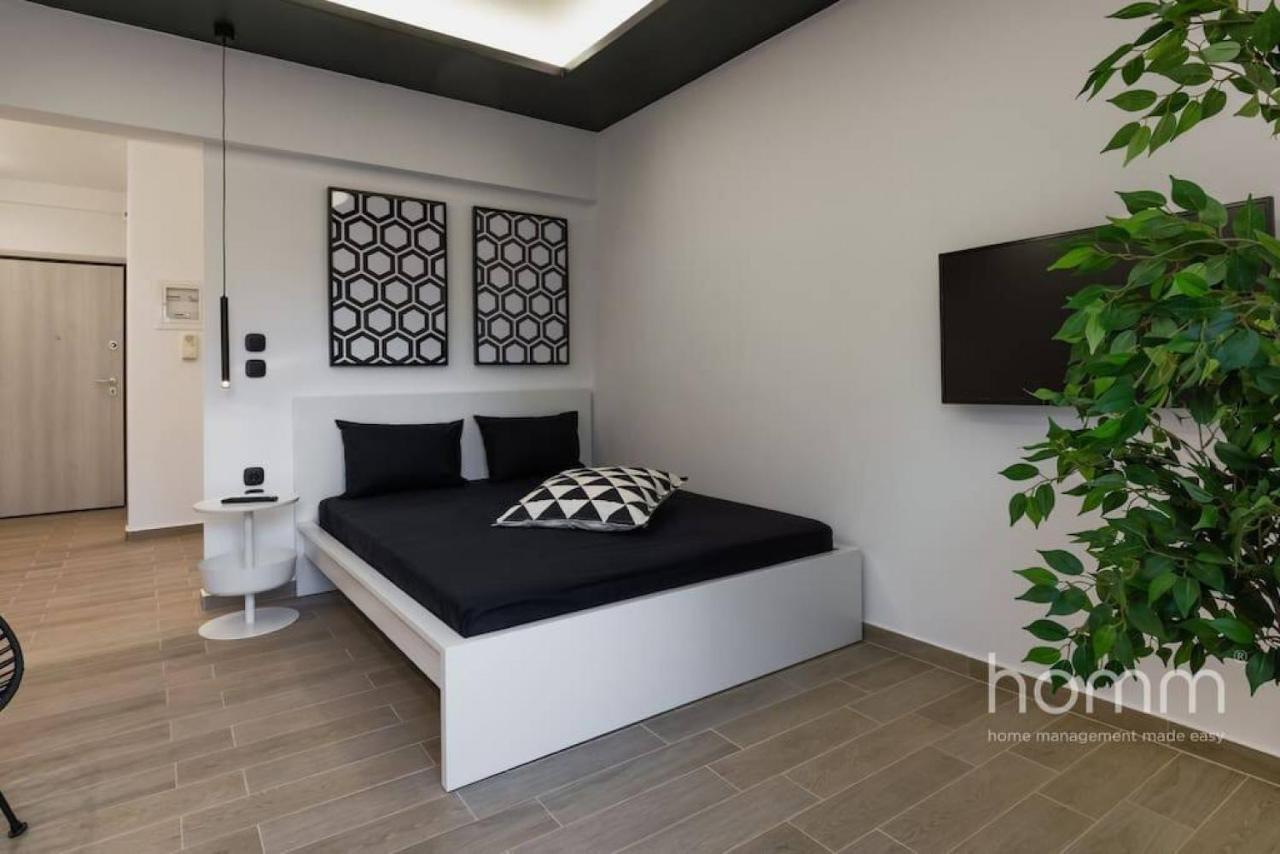34Sqm Minimal Homm Apartment With Acropolis View Афины Экстерьер фото