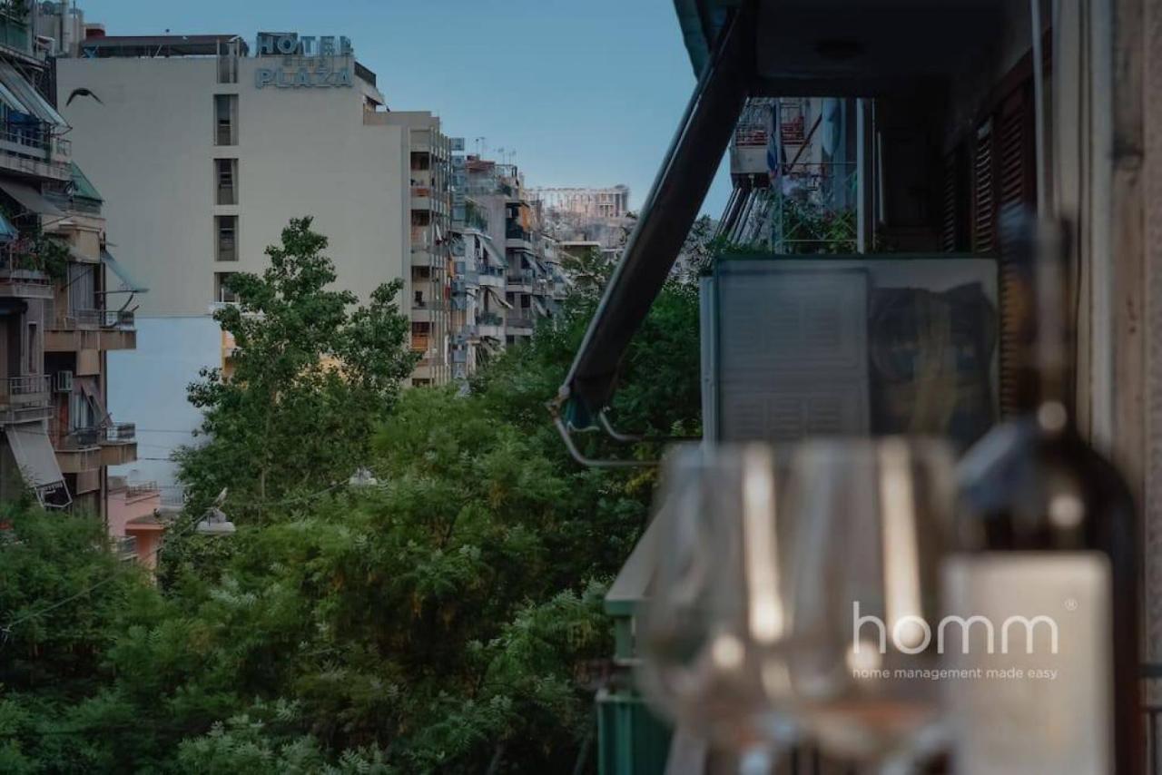34Sqm Minimal Homm Apartment With Acropolis View Афины Экстерьер фото