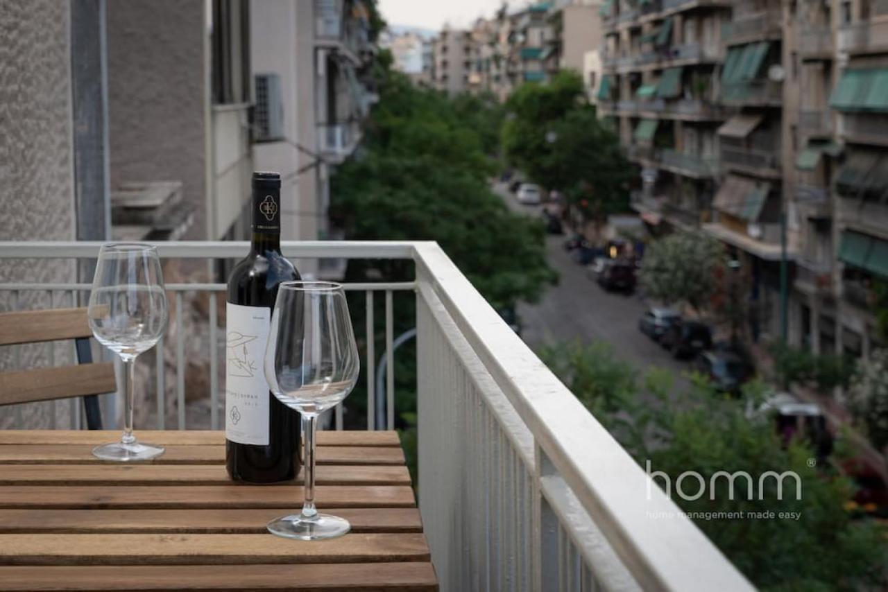 34Sqm Minimal Homm Apartment With Acropolis View Афины Экстерьер фото